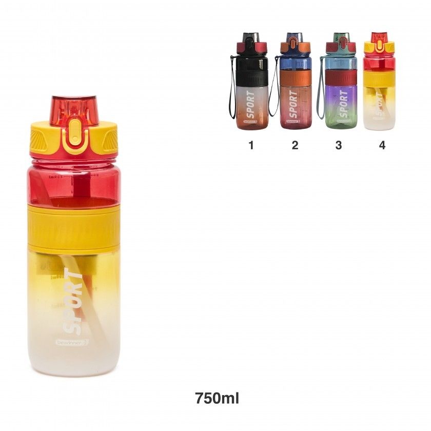 Garrafa Desporto Bewinner Transparente 750ml Garrafa Desporto Bewinner Transparente 750ml