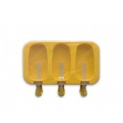 Molde 4 Gelados Silicone 19.5X14.5X2.5cm