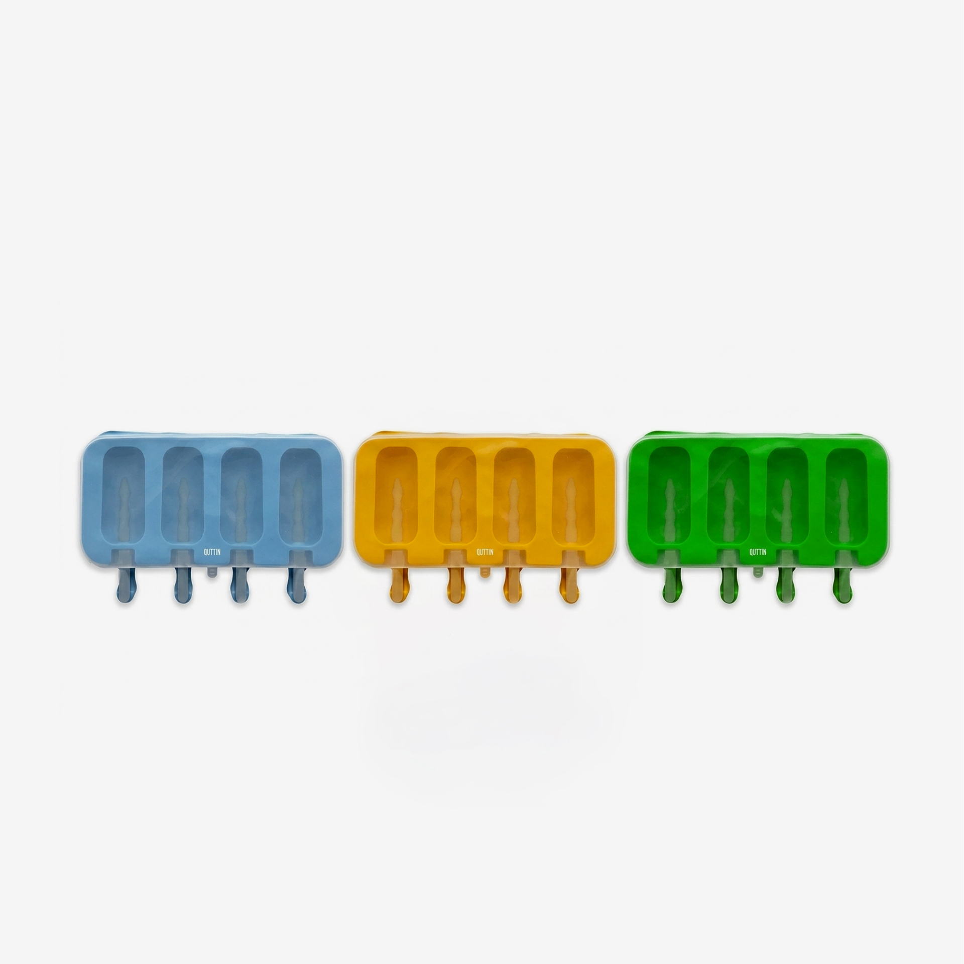Molde 4 Gelados Mini Silicone 21.5X12X2Xcm