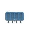 Molde 4 Gelados Mini Silicone 21.5X12X2Xcm Molde 4 Gelados Mini Silicone 21.5X12X2Xcm