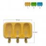 Molde 4 Gelados Silicone 19.5X14.5X2.5cm Molde 4 Gelados Silicone 19.5X14.5X2.5cm
