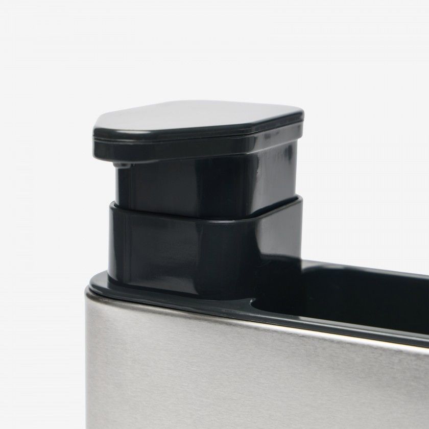 Dispensador Sab�o Com Porta Esfreg�o 18X8.5X19cm