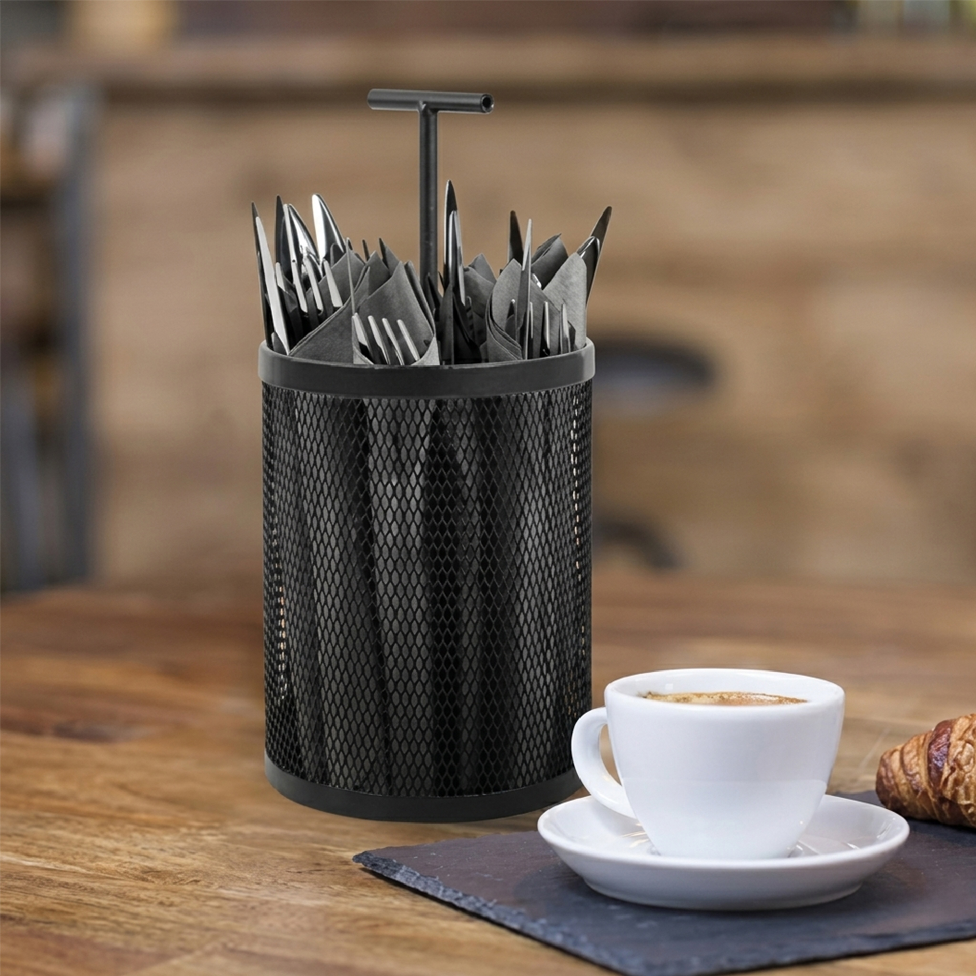Organizador Talheres Metal Ø14X28cm