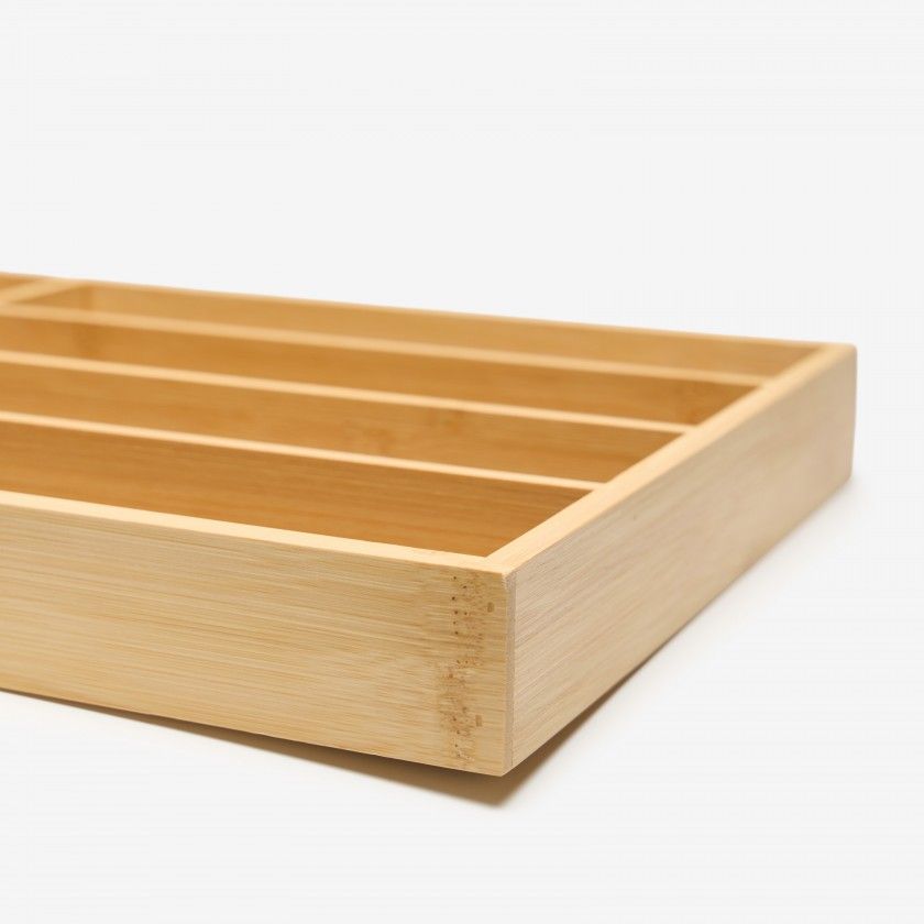 Organizador Talheres Bambo 34X26X5cm Organizador Talheres Bambo 34X26X5cm