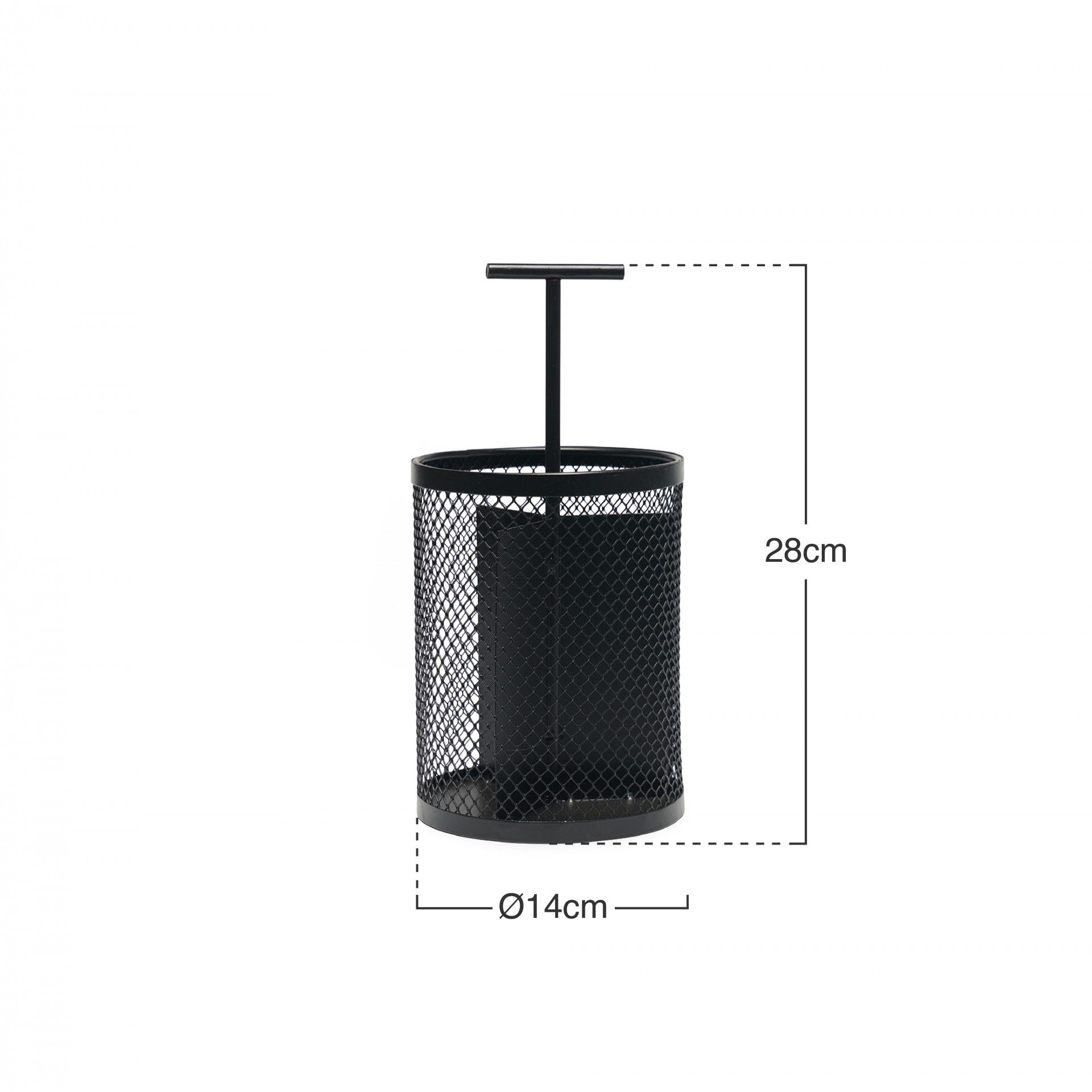 Organizador Talheres Metal Ø14X28cm