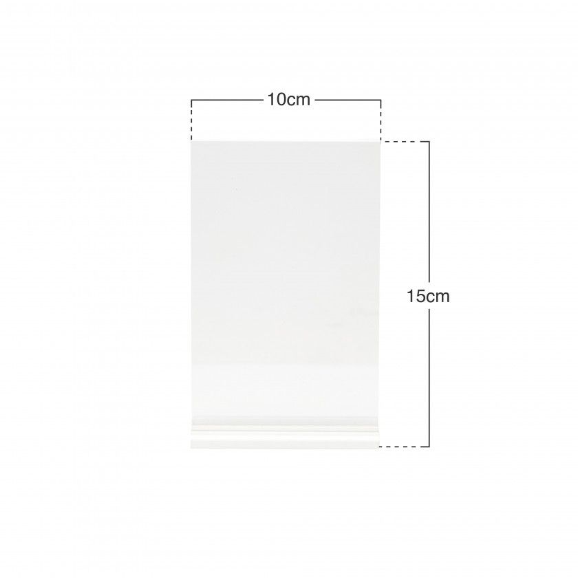 Porta Menus Acrílico 10X15cm Porta Menus Acrílico 10X15cm