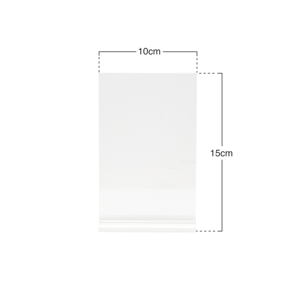 Porta Menus Acr�lico 10X15cm