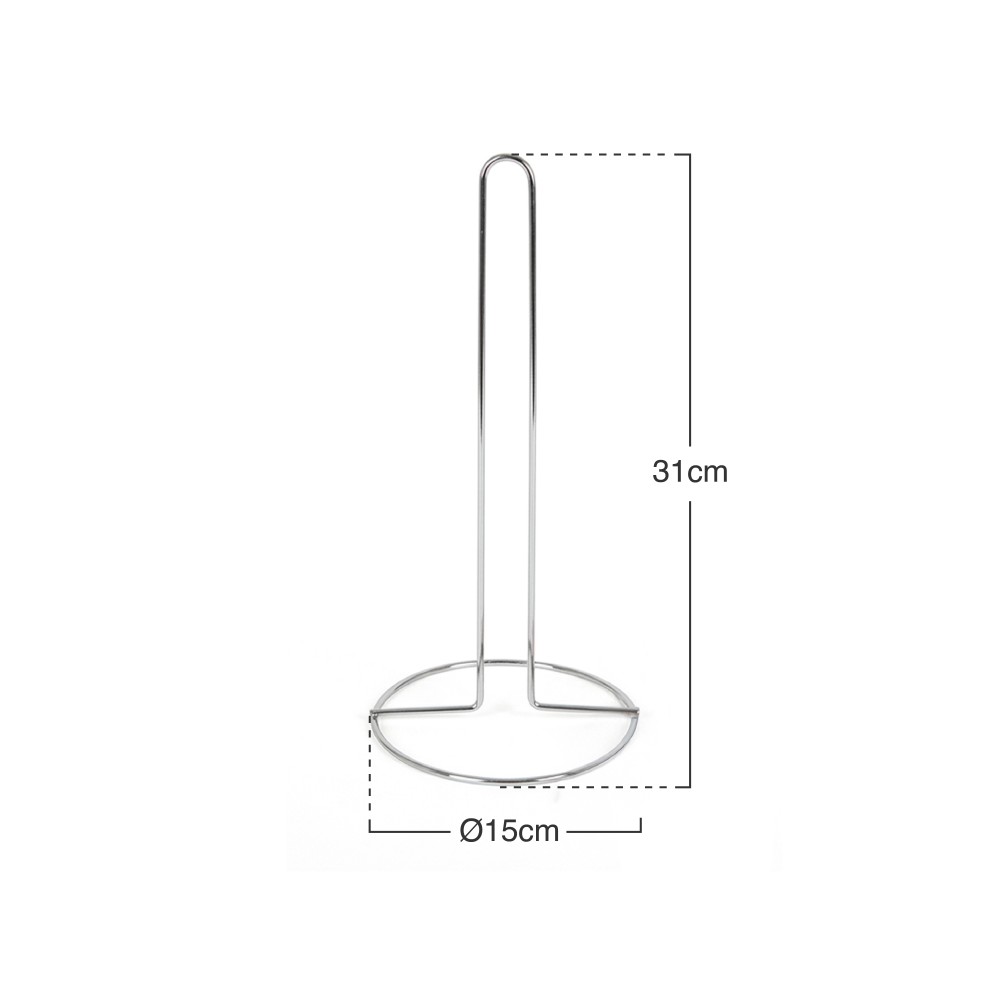 Porta Rolos Metal 31cm