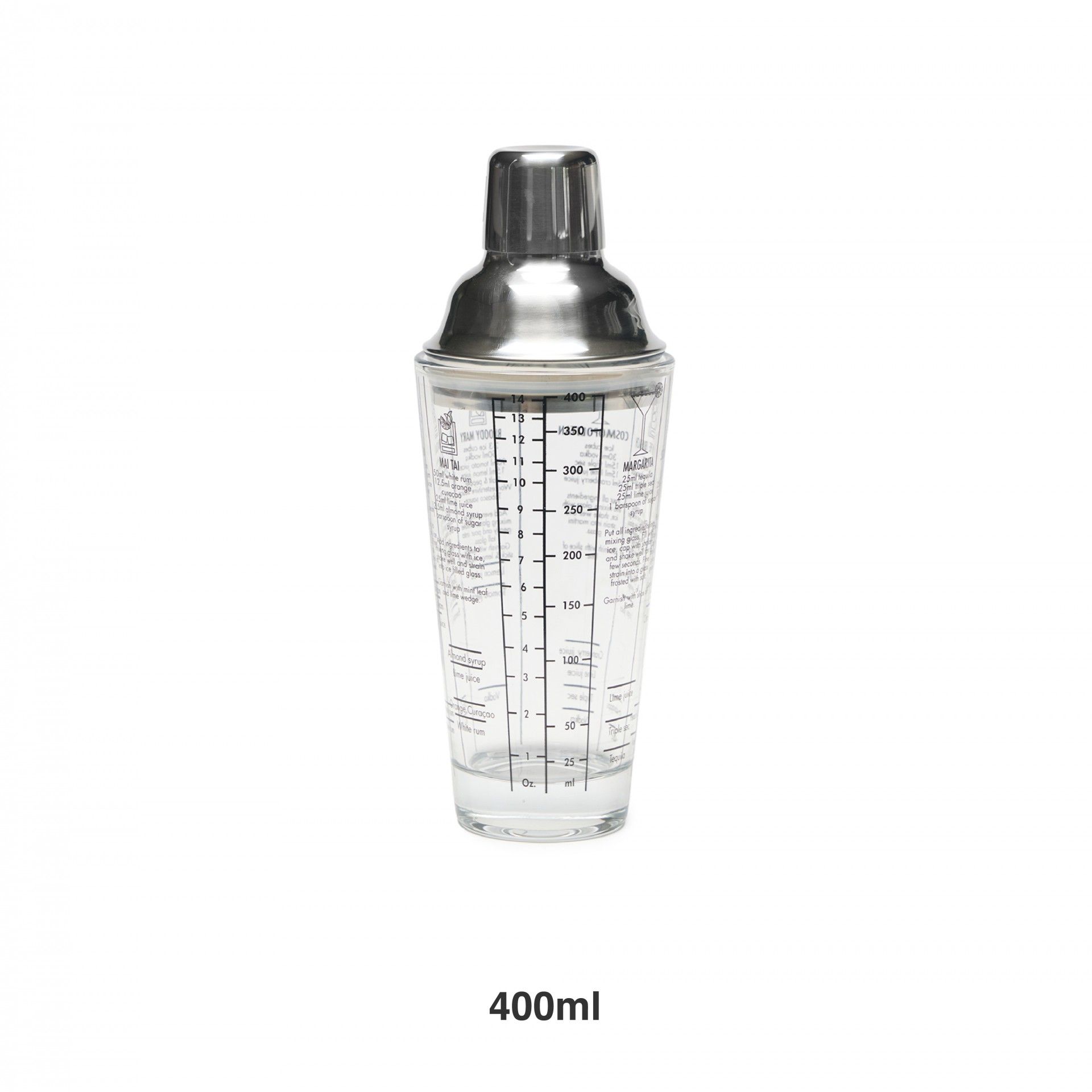 Shaker Aço Inoxidável My Bar 400ml 20.5X8.5cm