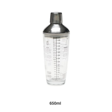 Shaker Vidro My Bar 650ml 24.5X9.2cm