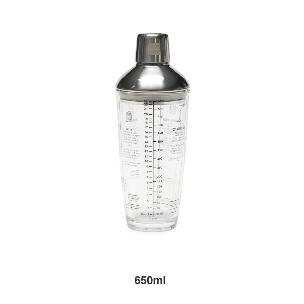 Shaker Vidro My Bar 650ml 24.5X9.2cm