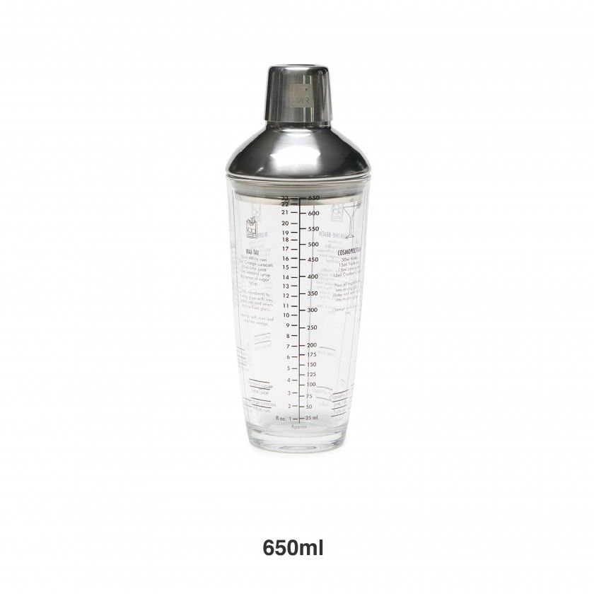 Shaker Vidro My Bar 650ml 24.5X9.2cm Shaker Vidro My Bar 650ml 24.5X9.2cm