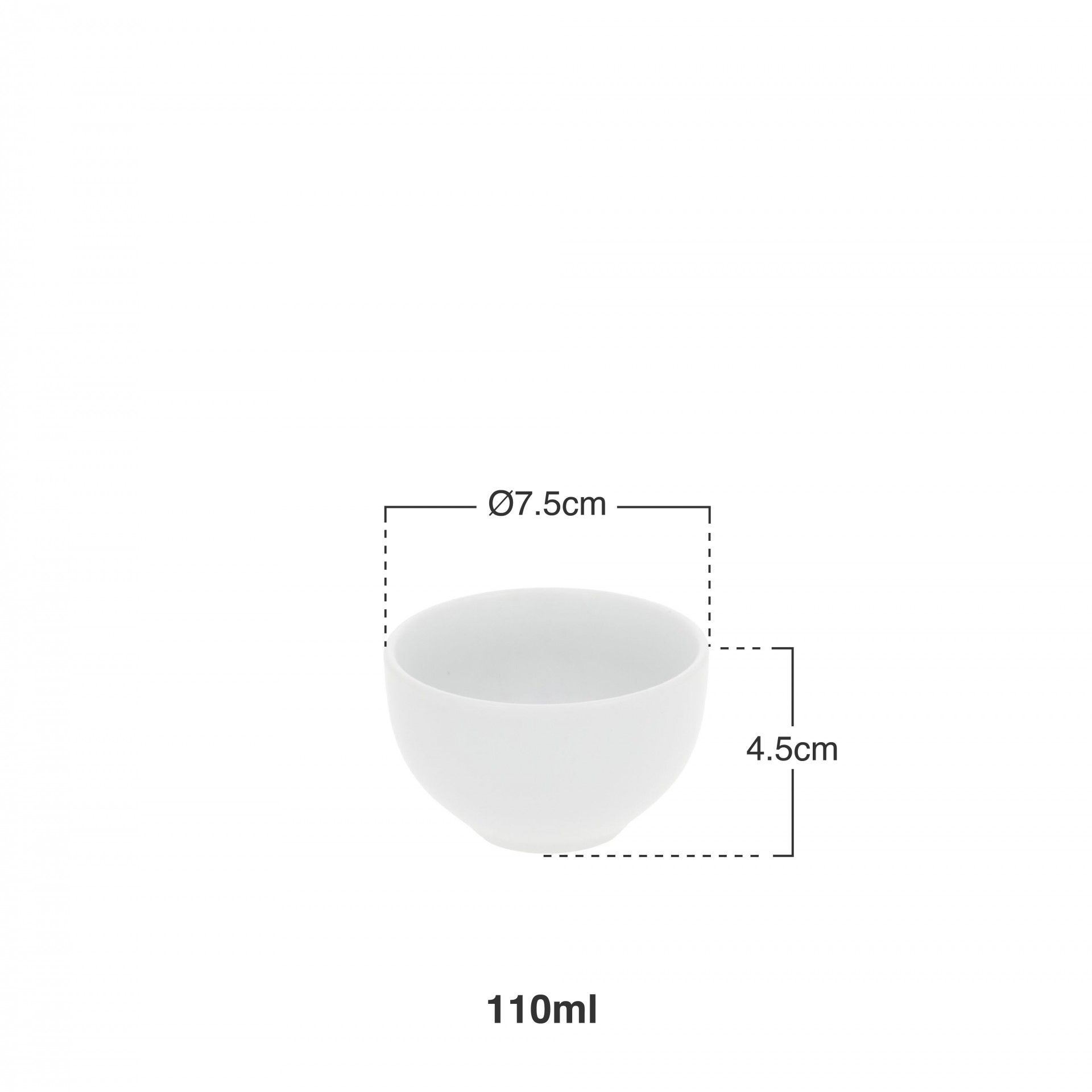 Chávena Coimbra sem asa 110ml 7.5x4.5cm