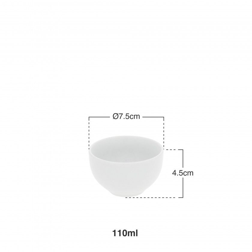 Chávena Coimbra sem asa 110ml 7.5x4.5cm Chávena Coimbra sem asa 110ml 7.5x4.5cm