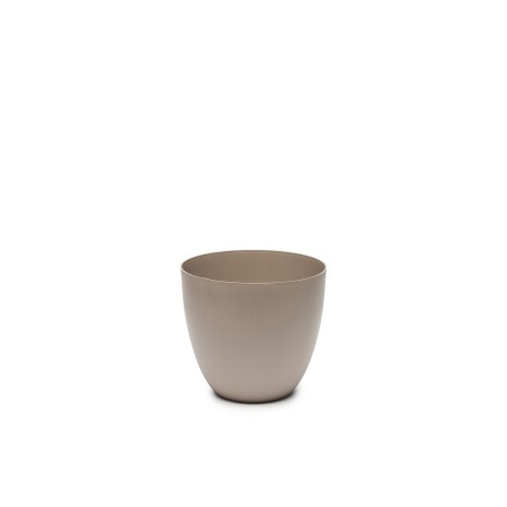 Vaso Plástico Tes Taupe Ø18X16cm - Image product