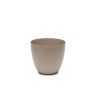 Vaso Plástico Tes Taupe Ø22X20cm Vaso Plástico Tes Taupe Ø22X20cm