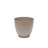 Vaso Plástico Tes Taupe Ø26X23cm Vaso Plástico Tes Taupe Ø26X23cm