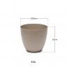 Vaso Plástico Tes Taupe Ø26X23cm Vaso Plástico Tes Taupe Ø26X23cm