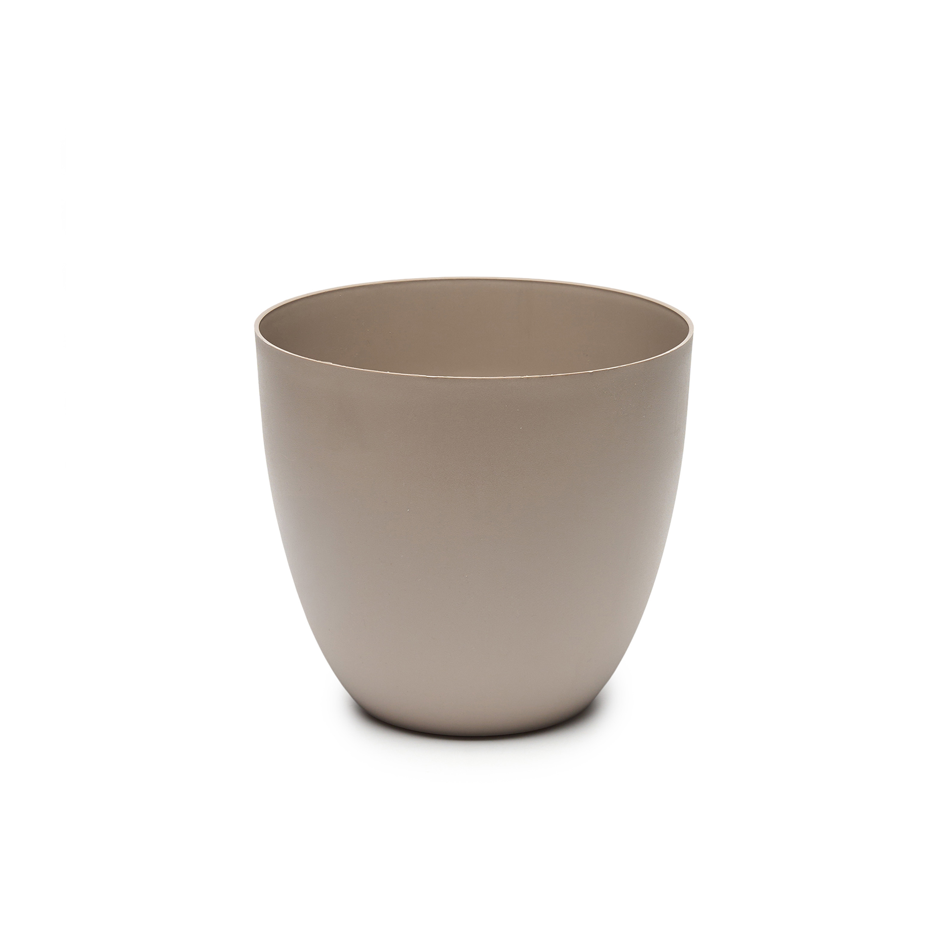 Vaso Plástico Tes Taupe Ø32X29cm