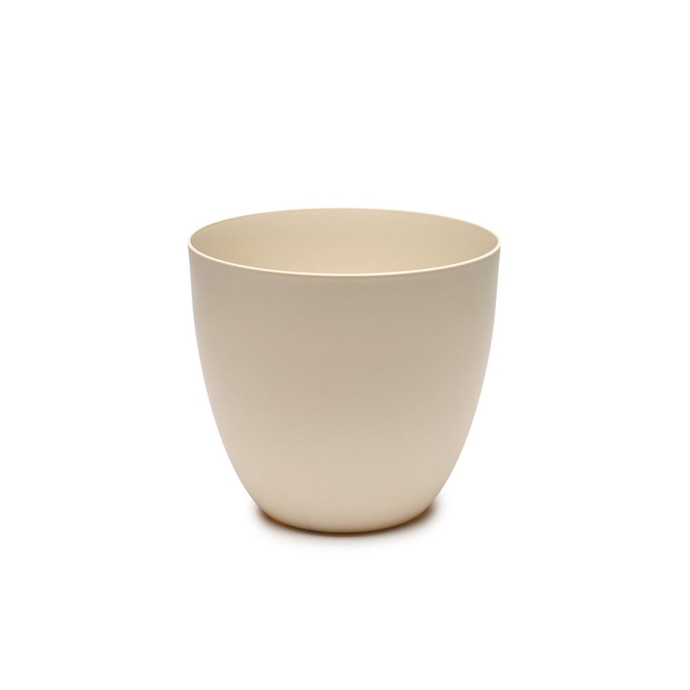 Vaso Plástico Tes Ecru Ø32X29cm