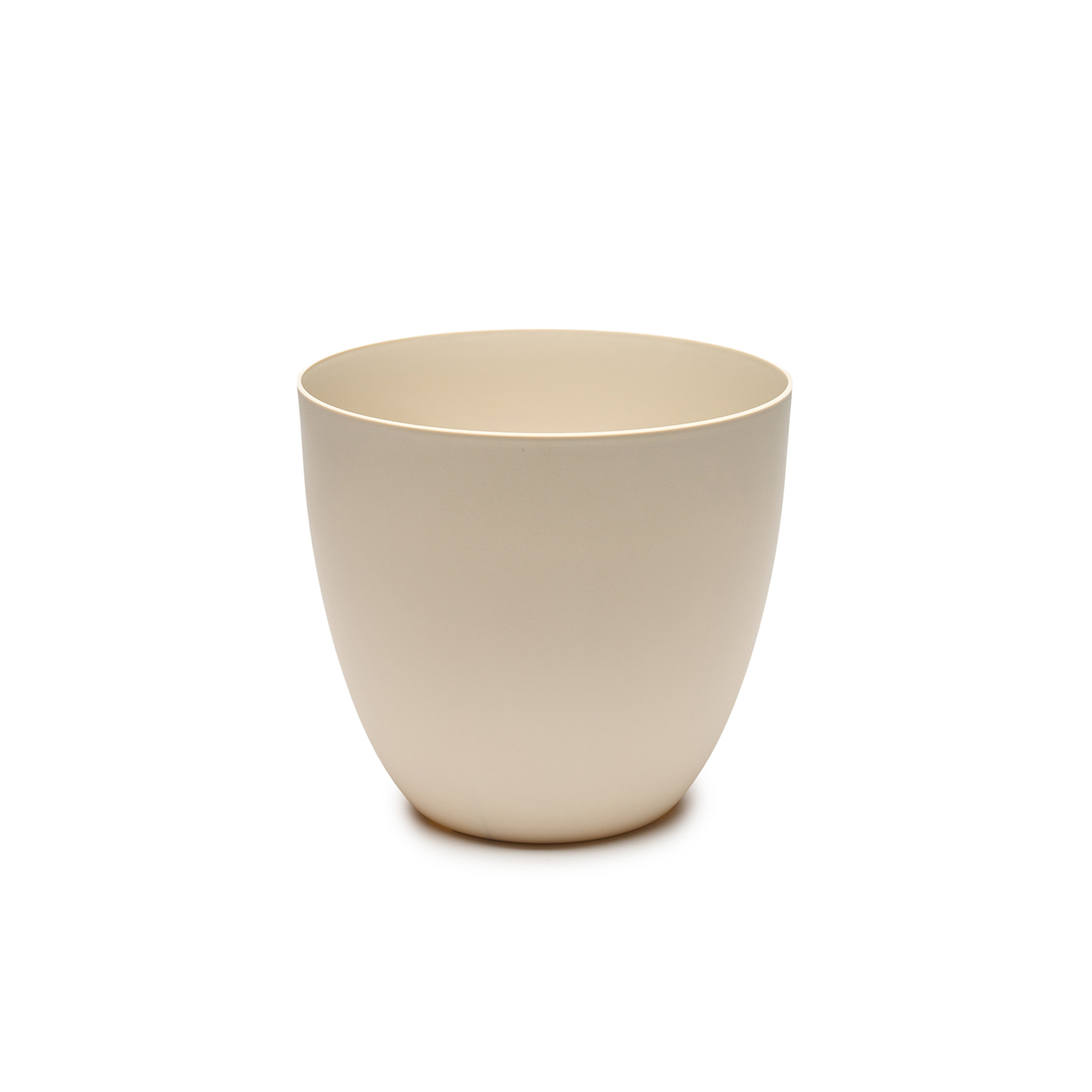 Vaso Plástico Tes Ecru Ø32X29cm