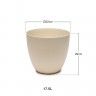 Vaso Plástico Tes Ecru Ø32X29cm Vaso Plástico Tes Ecru Ø32X29cm