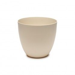 Vaso Plástico Tes Ecru Ø38X33cm Vaso Plástico Tes Ecru Ø38X33cm