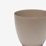 Vaso Plástico Tes Taupe Ø38X33cm Vaso Plástico Tes Taupe Ø38X33cm