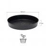 Prato Plastico Tes Redondo Preto Ø24x3.7cm Prato Plastico Tes Redondo Preto Ø24x3.7cm