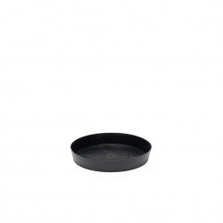 Prato Pl�stico Tes Redondo Preto �14x2cm
