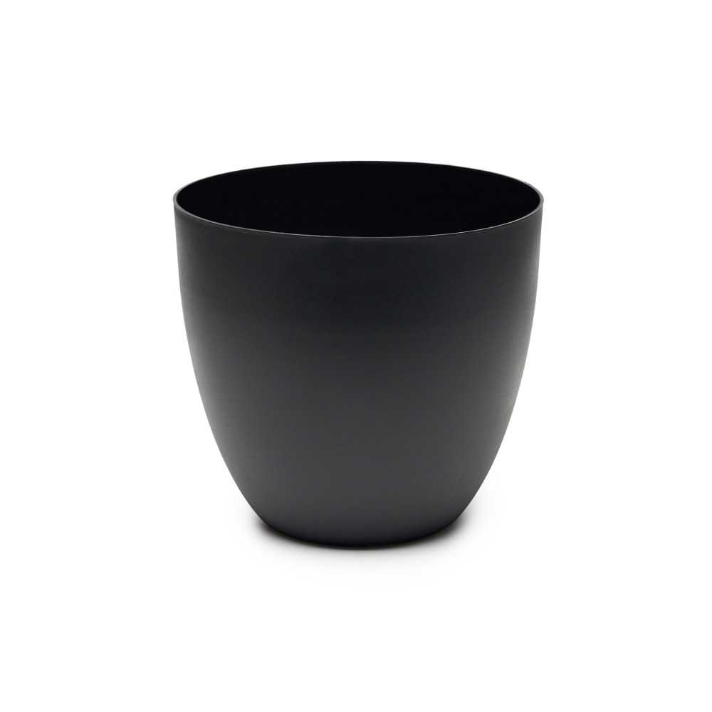 Vaso Pl�stico Tes Preto �38x33cm