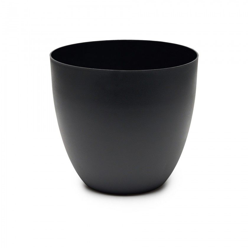 Vaso Plástico Tes PretoØ48x42cm Vaso Plástico Tes PretoØ48x42cm