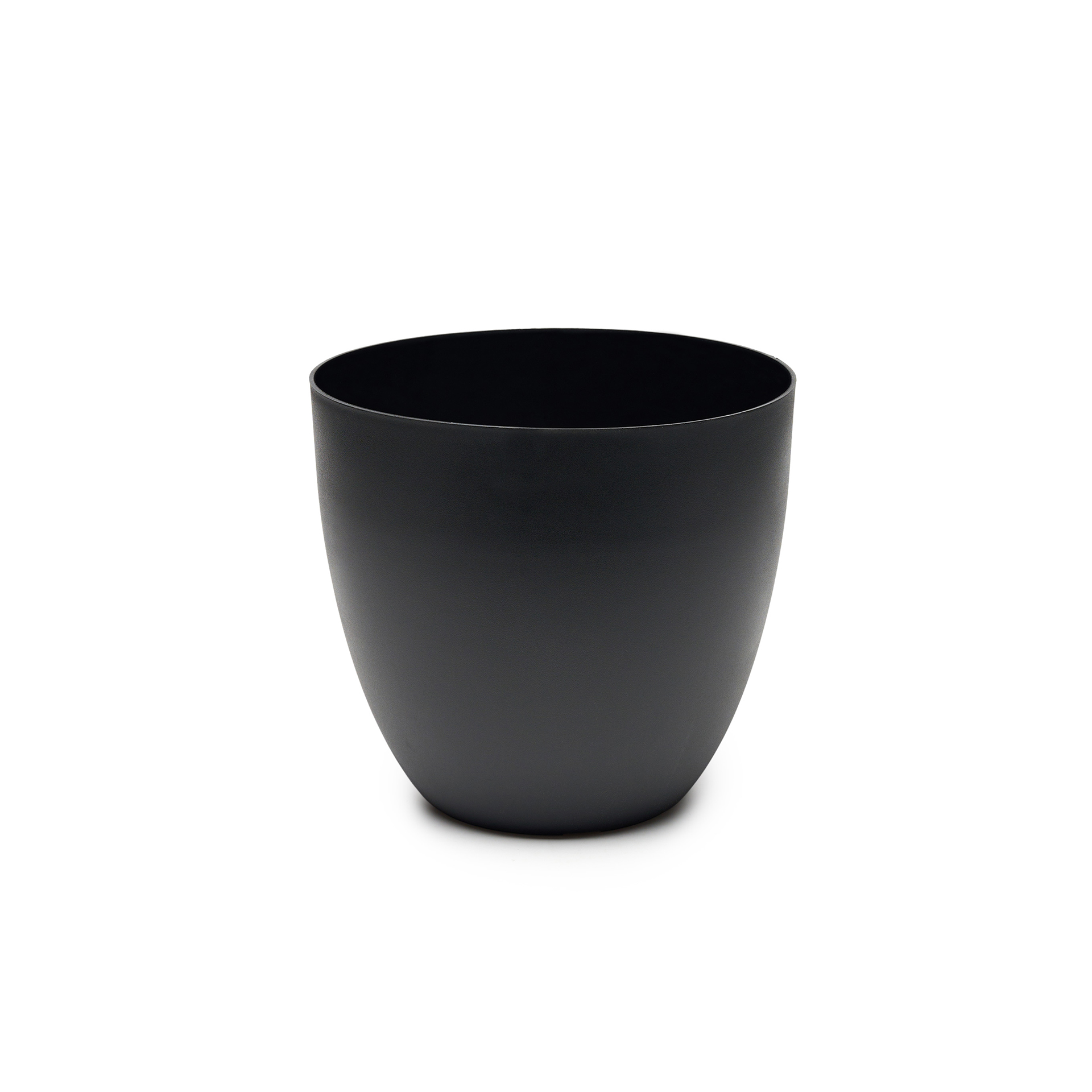 Vaso Plástico Tes Preto Ø32x29cm