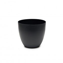 Vaso Plástico Tes Preto Ø32x29cm Vaso Plástico Tes Preto Ø32x29cm