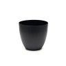 Vaso Plástico Tes Preto Ø32x29cm Vaso Plástico Tes Preto Ø32x29cm