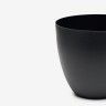Vaso Plástico Tes Preto Ø32x29cm Vaso Plástico Tes Preto Ø32x29cm