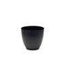 Vaso Pl�stico Tes Preto �22x20cm