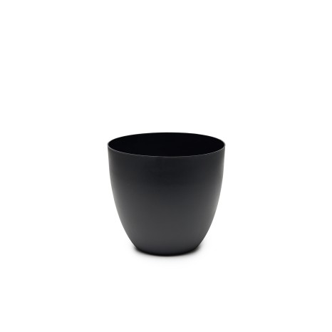 Vaso Plástico Tes Preto Ø22x20cm - Image product