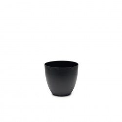 Vaso Pl�stico Tes Preto �18x16cm