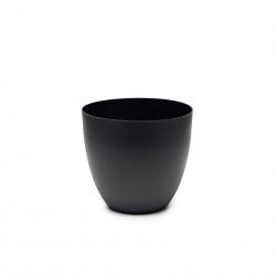 Vaso Plástico Tes Preto Ø26x23cm Vaso Plástico Tes Preto Ø26x23cm
