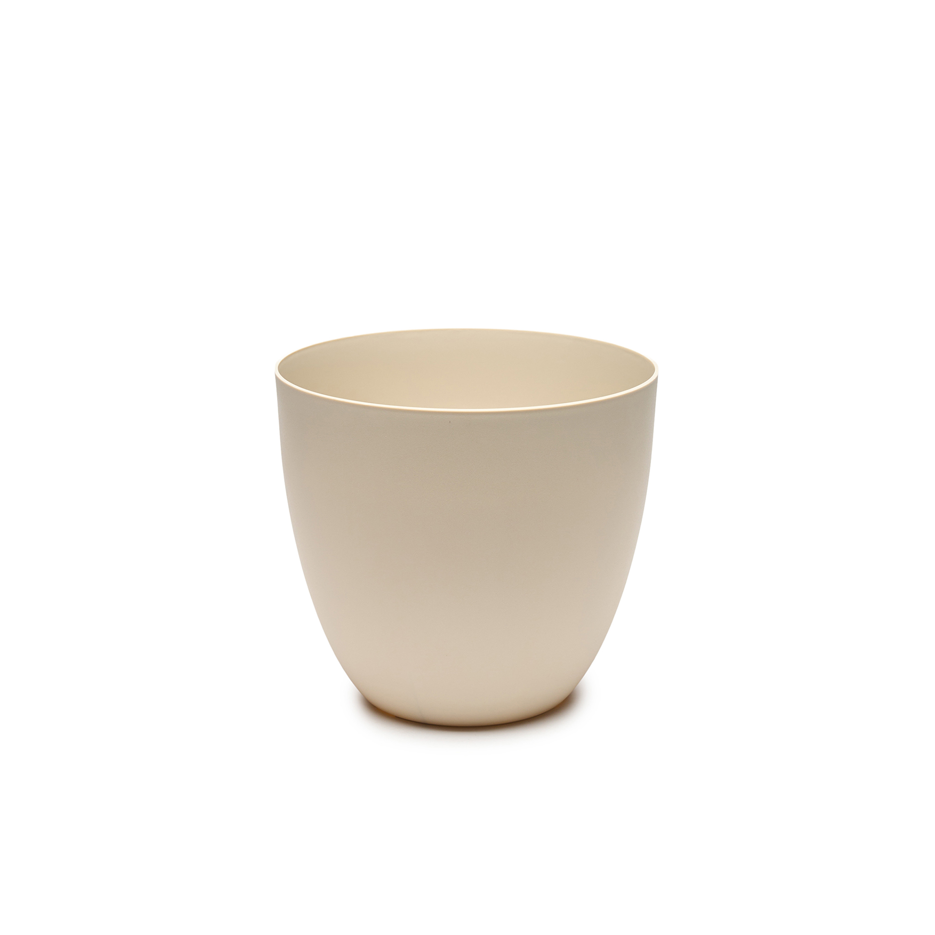 Vaso Plástico Tes Cru Ø26x23cm