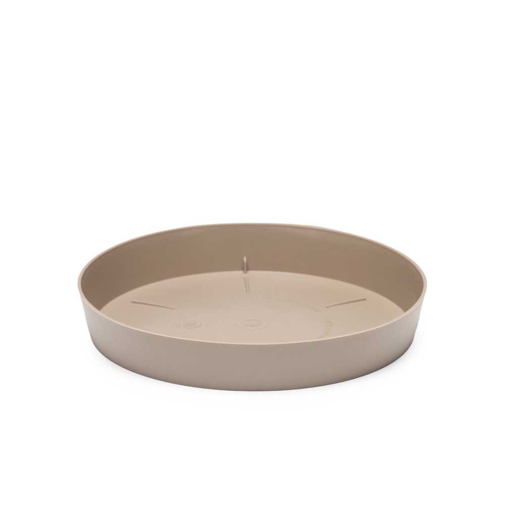 Prato Plastico Tes Redondo Toupe �24x3.7cm