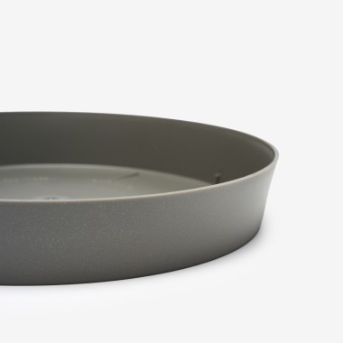 Prato Pl�stico Tes Redondo Antracite �28x4.4cm