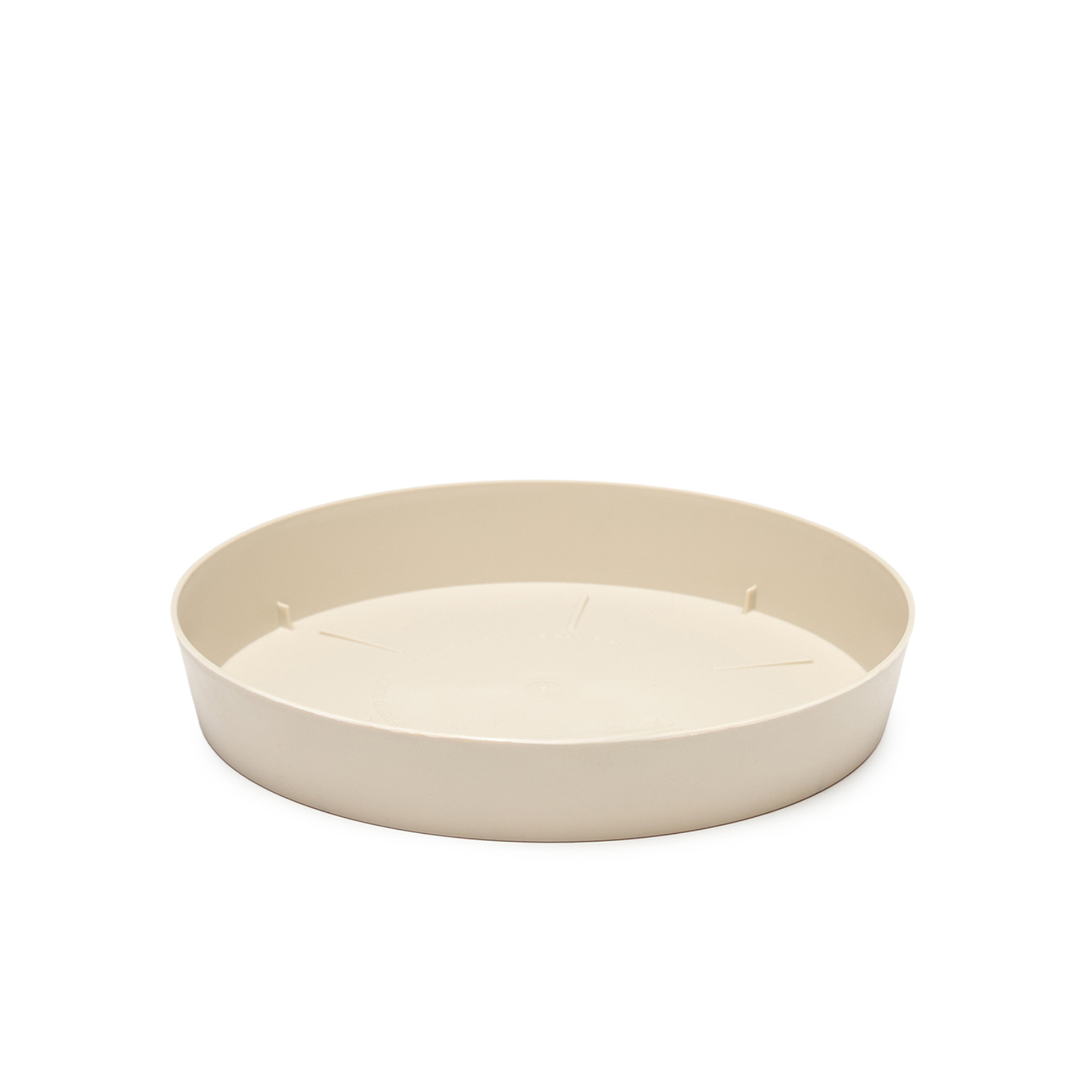 Prato Plastico Tes Redondo Cru Ø24x3.7cm