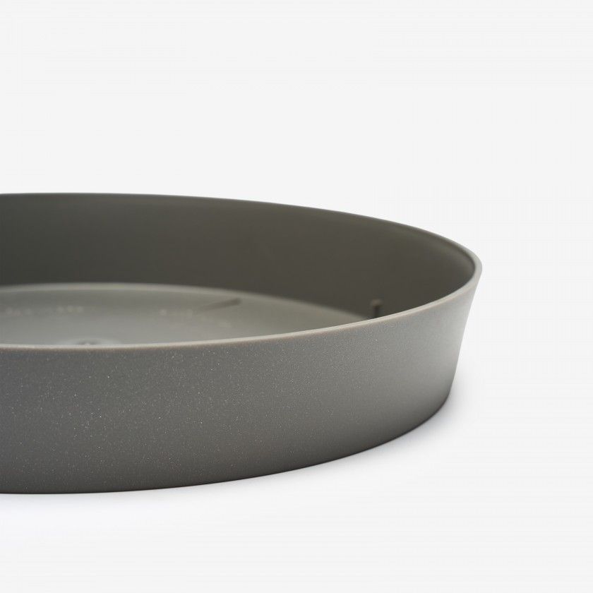 Prato Plástico Tes Redondo Antracite Ø36x5.5cm Prato Plástico Tes Redondo Antracite Ø36x5.5cm