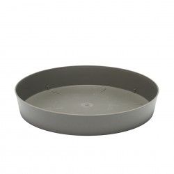 Prato Plástico Tes Redondo Antracite Ø36x5.5cm Prato Plástico Tes Redondo Antracite Ø36x5.5cm