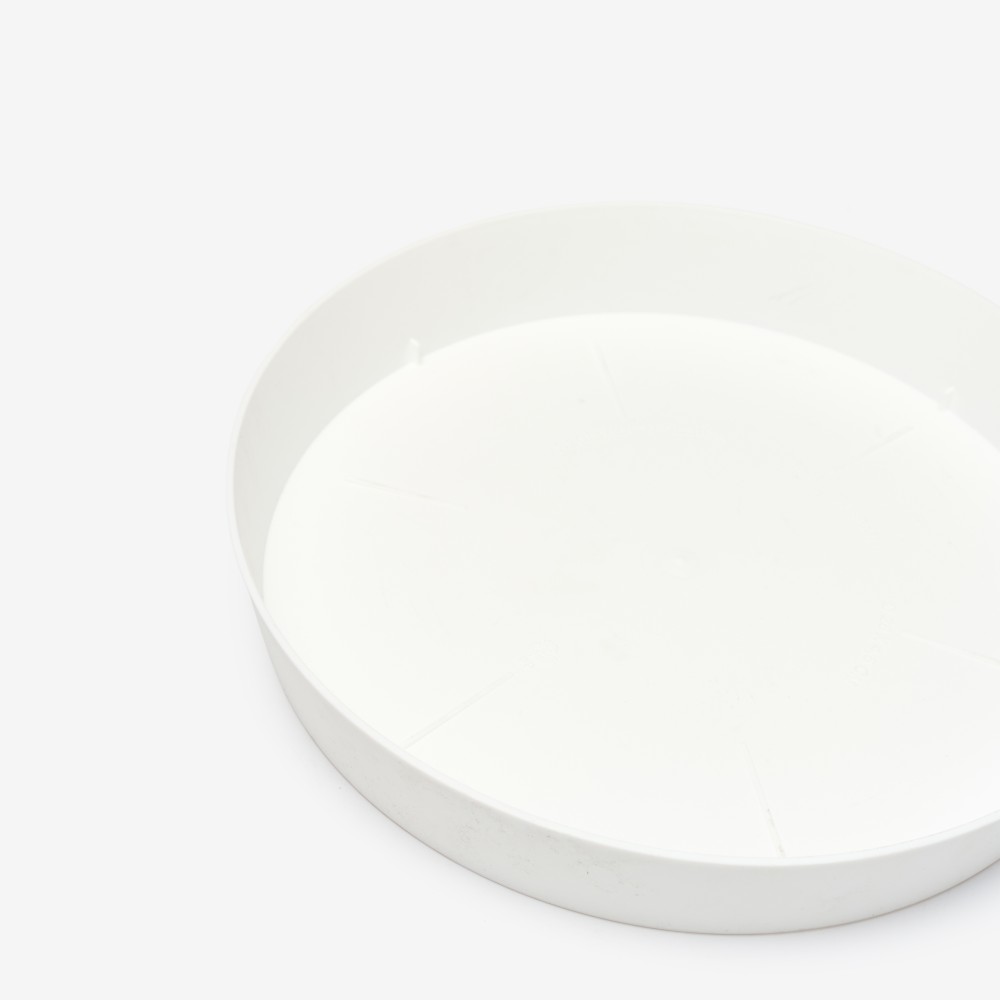 Prato Plástico Tes Redondo Branco Ø36x5.5cm
