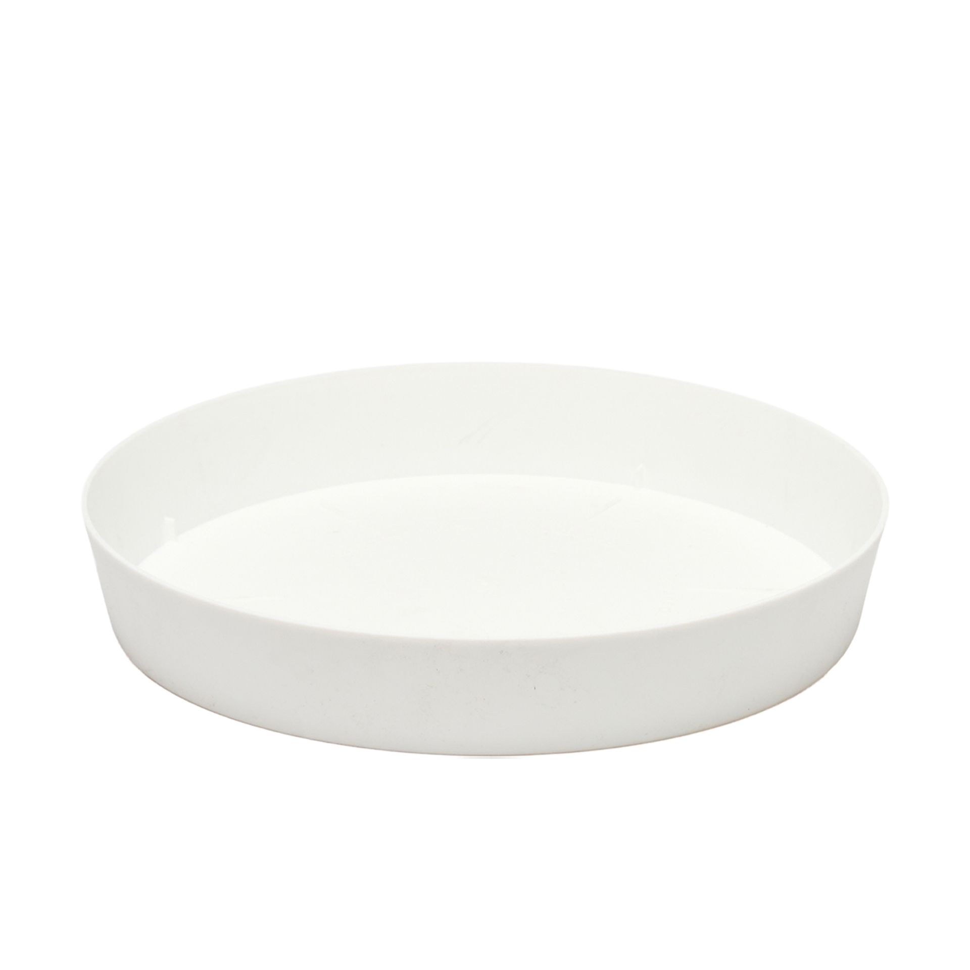 Prato Plástico Tes Redondo Branco Ø36x5.5cm