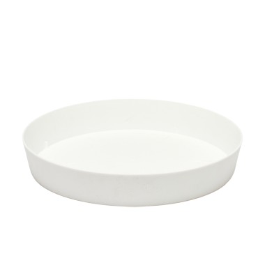 Prato Plástico Tes Redondo Branco Ø36x5.5cm