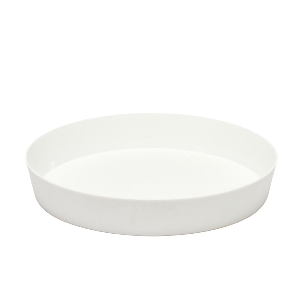 Prato Plástico Tes Redondo Branco Ø36x5.5cm
